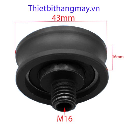 Bánh xe cửa thang máy Ø43*14*6000RS.1