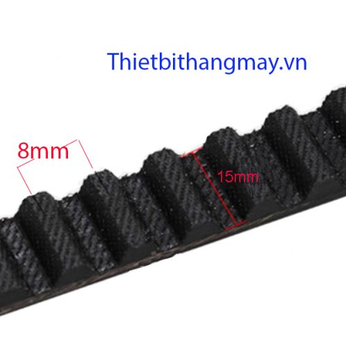 Dây đai chuyển động thang máy 8mm*15mm.1