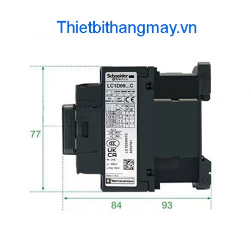 Khởi động từ SCHNEIDER LC1D09-110vac.3