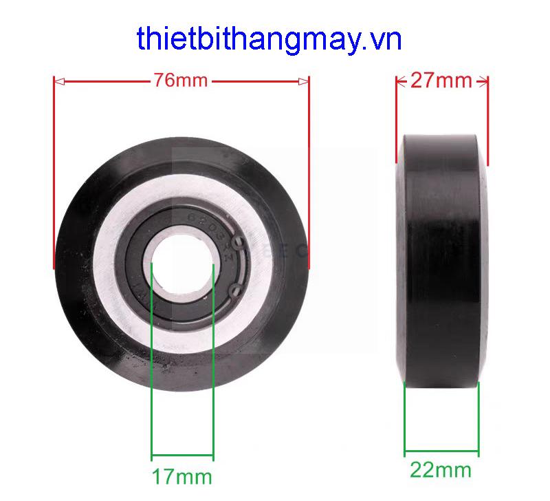 Bánh xe Ø76*22*6203 dùng cho shoe bánh xe Bánh xe Ø76*22*6203 dùng cho shoe bánh xe