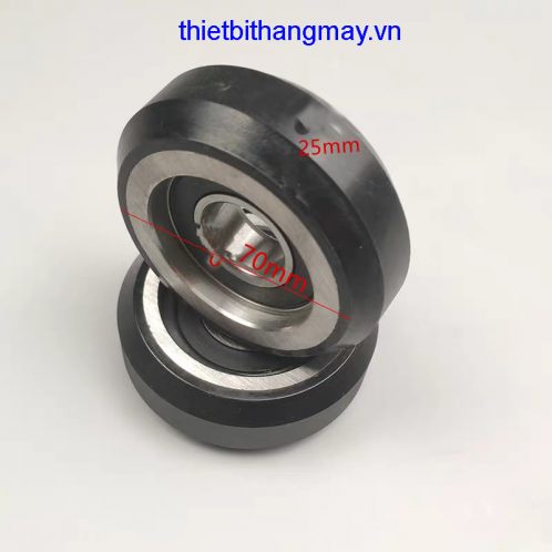 Bánh xe Ø70*25*6204 dùng cho shoe bánh xe