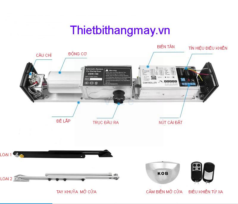 Bộ chuyển động cửa mở tay thang máy 6120.3 Bộ chuyển động cửa mở tay thang máy 6120.3