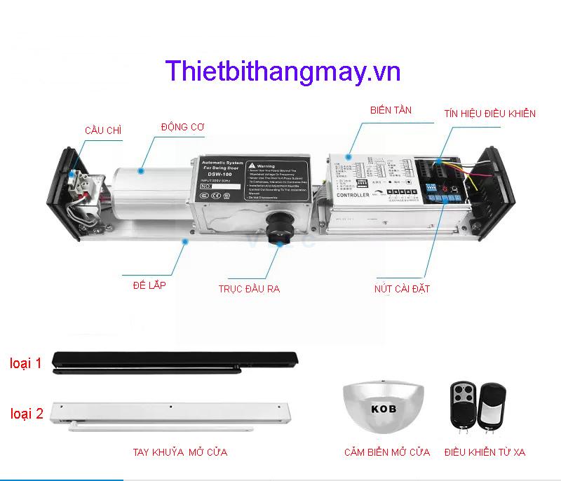Bộ chuyển động cửa mở tay thang máy 6120.1 Bộ chuyển động cửa mở tay thang máy 6120.1