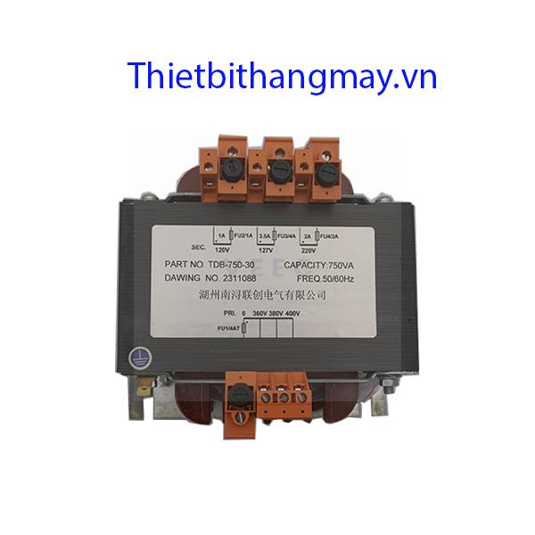 Cấu tạo của biến áp thang máy TDB-750-30.1 Cấu tạo của biến áp thang máy TDB-750-30.1