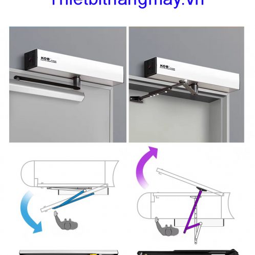 Bộ truyền động cửa mở tay thang máy 6100