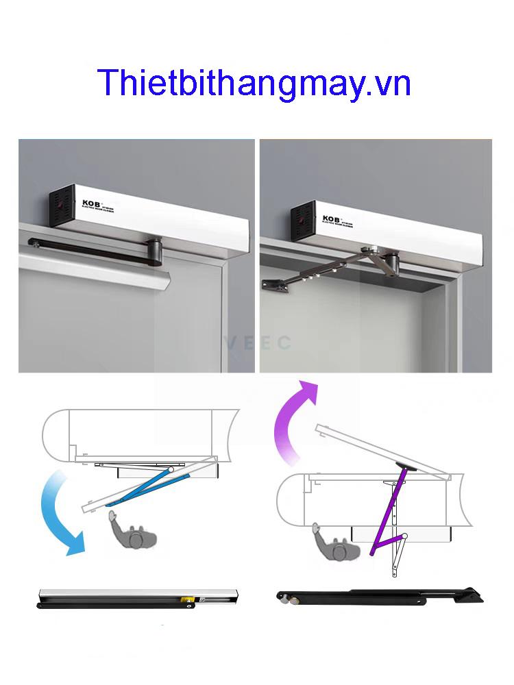 Bộ truyền động cửa mở tay thang máy 6100 Bộ truyền động cửa mở tay thang máy 6100